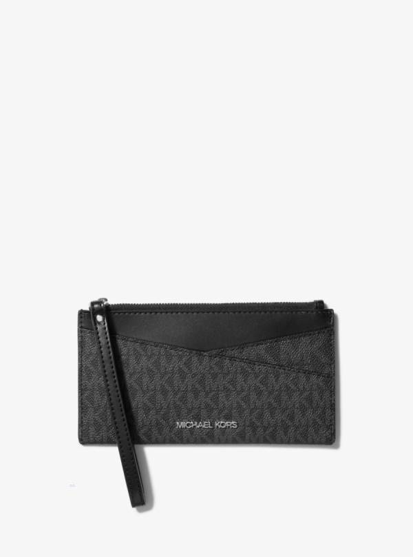 Damske Penazenky Michael Kors Jet Set Medium Logo Crossover Wristlet Čierne - Doplnky Michael Kors Lacne | HOLYX-6789